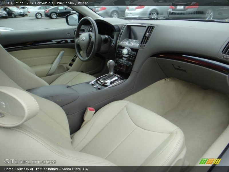 Pacific Sky / Wheat 2010 Infiniti G 37 Convertible