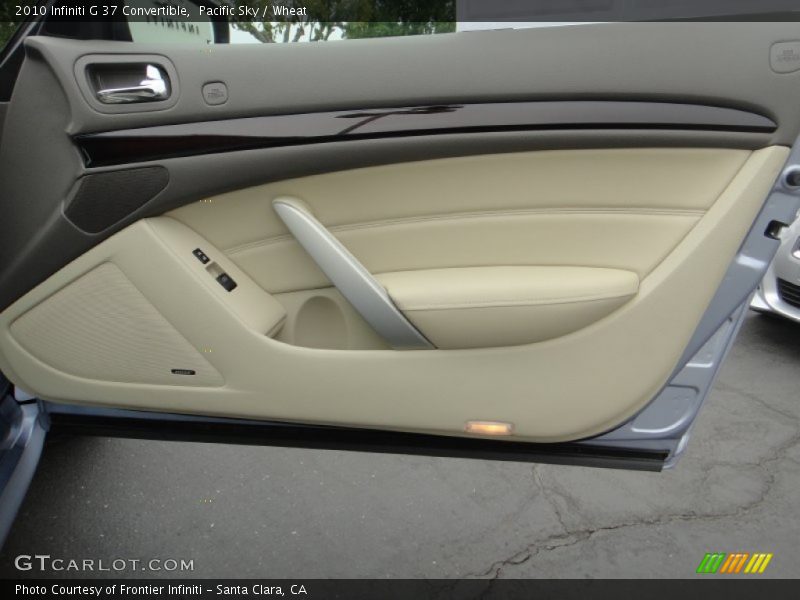 Pacific Sky / Wheat 2010 Infiniti G 37 Convertible
