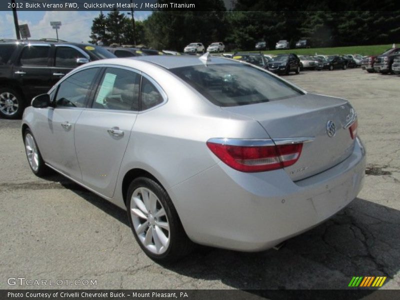 Quicksilver Metallic / Medium Titanium 2012 Buick Verano FWD