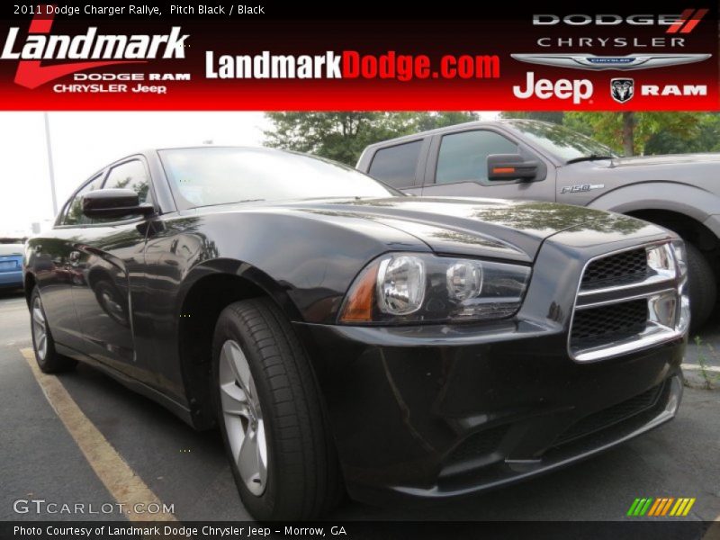 Pitch Black / Black 2011 Dodge Charger Rallye