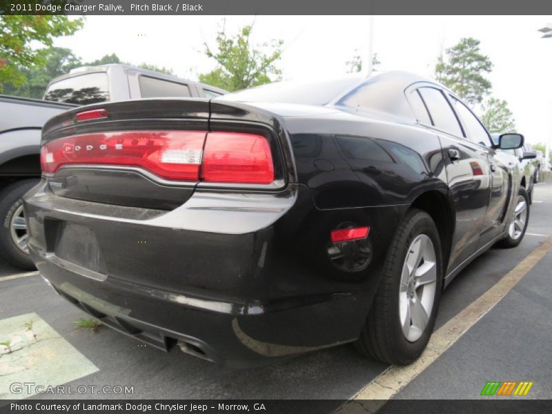 Pitch Black / Black 2011 Dodge Charger Rallye