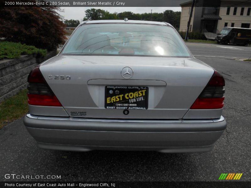 Brilliant Silver Metallic / Grey 2000 Mercedes-Benz C 280 Sedan
