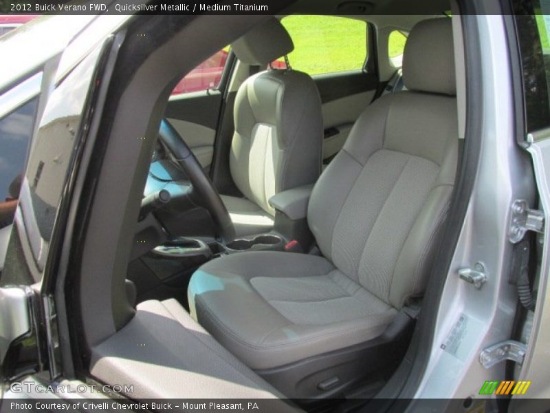 Quicksilver Metallic / Medium Titanium 2012 Buick Verano FWD