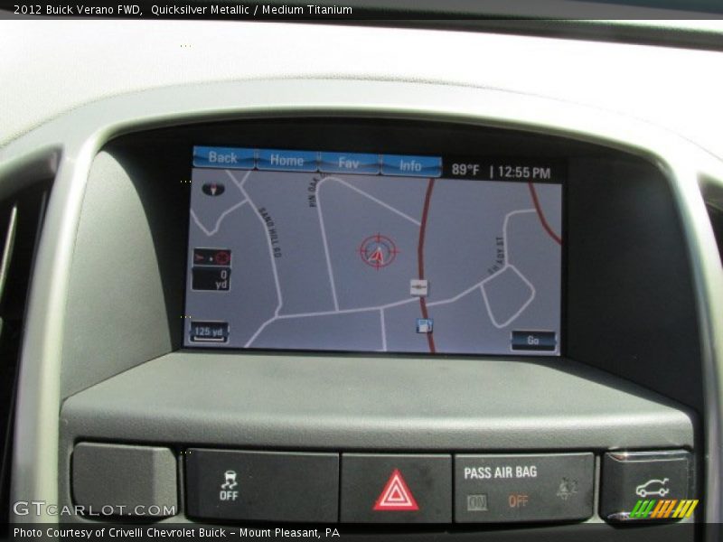 Quicksilver Metallic / Medium Titanium 2012 Buick Verano FWD
