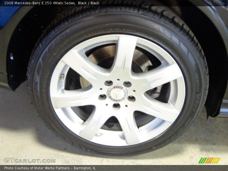 Black / Black 2008 Mercedes-Benz E 350 4Matic Sedan