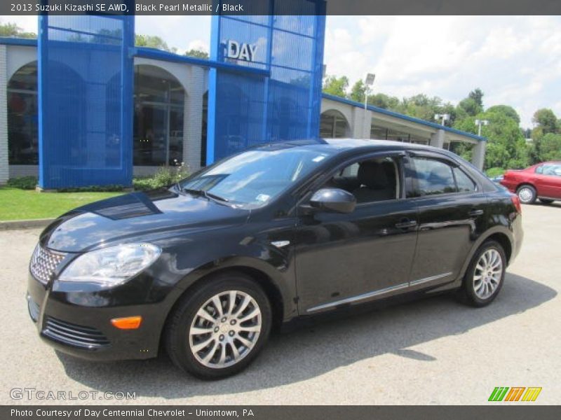 Black Pearl Metallic / Black 2013 Suzuki Kizashi SE AWD