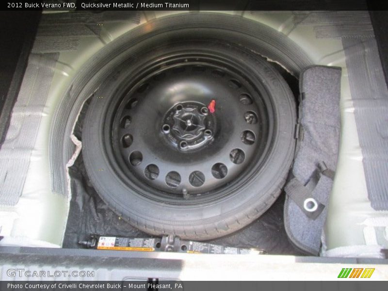 Quicksilver Metallic / Medium Titanium 2012 Buick Verano FWD