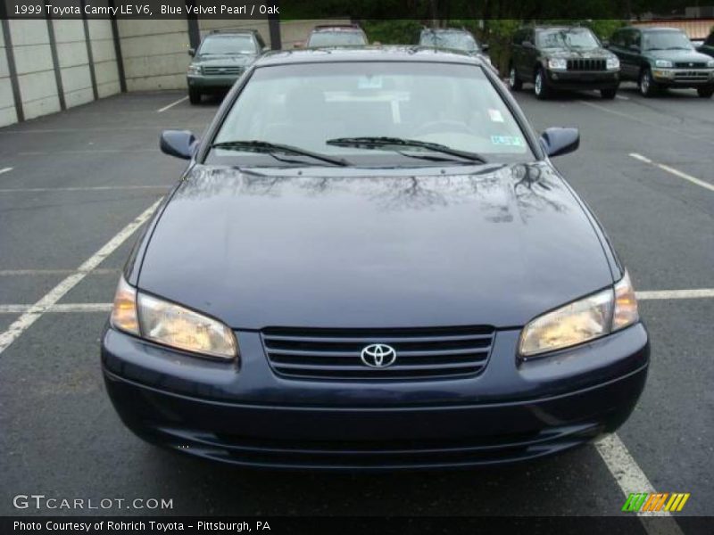 Blue Velvet Pearl / Oak 1999 Toyota Camry LE V6