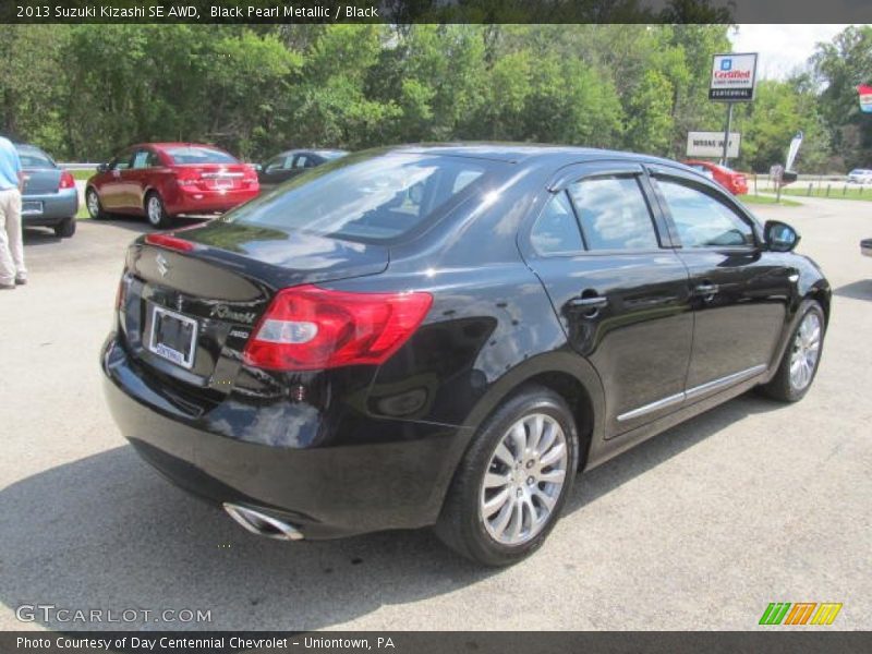 Black Pearl Metallic / Black 2013 Suzuki Kizashi SE AWD