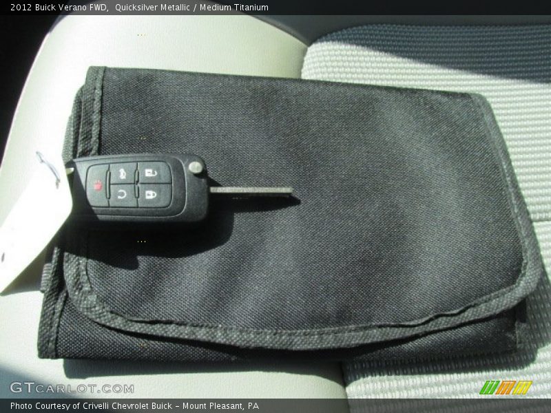 Quicksilver Metallic / Medium Titanium 2012 Buick Verano FWD