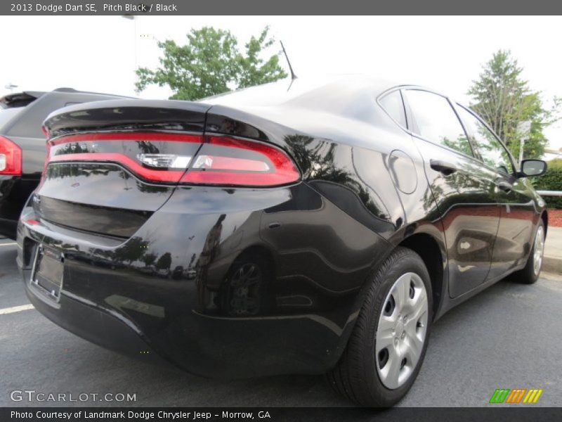 Pitch Black / Black 2013 Dodge Dart SE