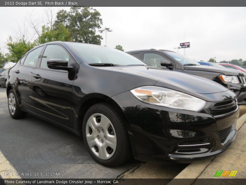 Pitch Black / Black 2013 Dodge Dart SE