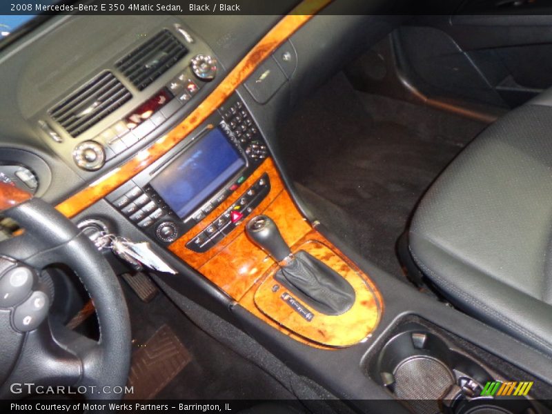 Black / Black 2008 Mercedes-Benz E 350 4Matic Sedan