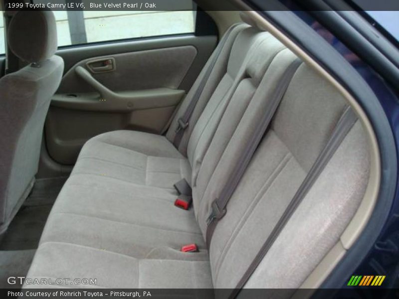 Blue Velvet Pearl / Oak 1999 Toyota Camry LE V6