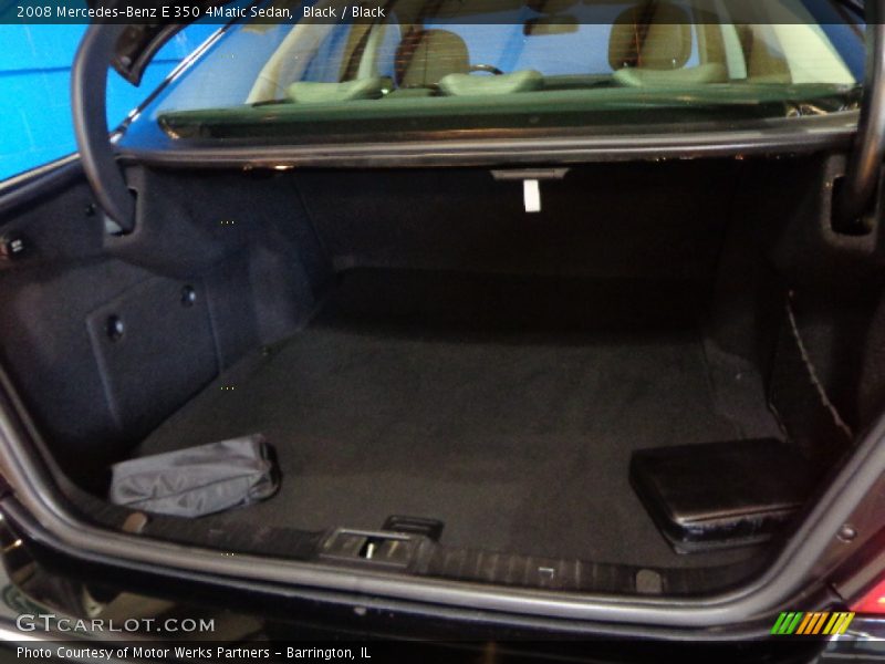Black / Black 2008 Mercedes-Benz E 350 4Matic Sedan