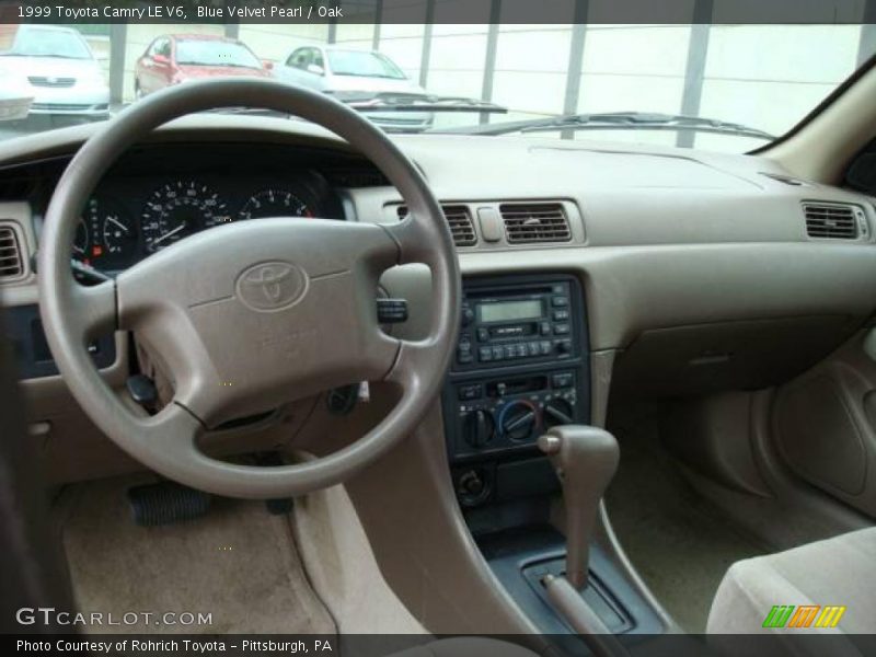 Blue Velvet Pearl / Oak 1999 Toyota Camry LE V6
