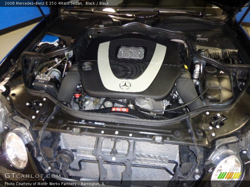 Black / Black 2008 Mercedes-Benz E 350 4Matic Sedan