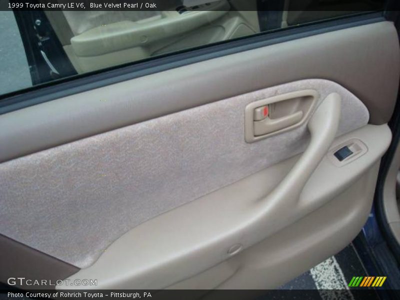 Blue Velvet Pearl / Oak 1999 Toyota Camry LE V6