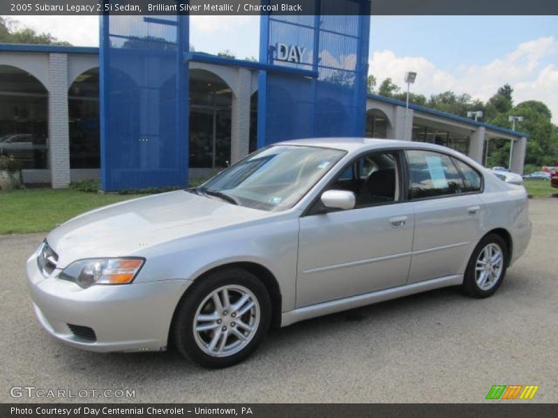 Brilliant Silver Metallic / Charcoal Black 2005 Subaru Legacy 2.5i Sedan