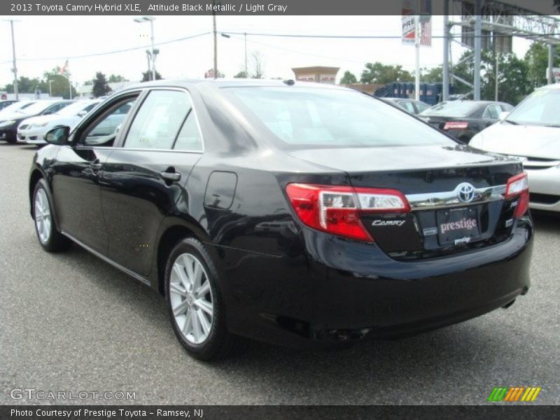 Attitude Black Metallic / Light Gray 2013 Toyota Camry Hybrid XLE