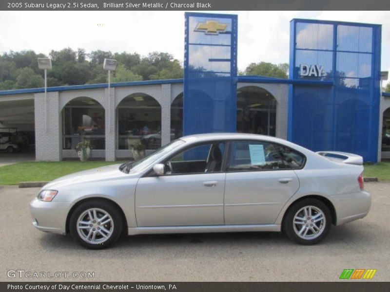Brilliant Silver Metallic / Charcoal Black 2005 Subaru Legacy 2.5i Sedan