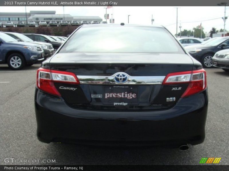 Attitude Black Metallic / Light Gray 2013 Toyota Camry Hybrid XLE