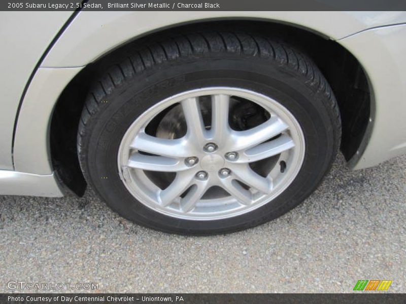 Brilliant Silver Metallic / Charcoal Black 2005 Subaru Legacy 2.5i Sedan