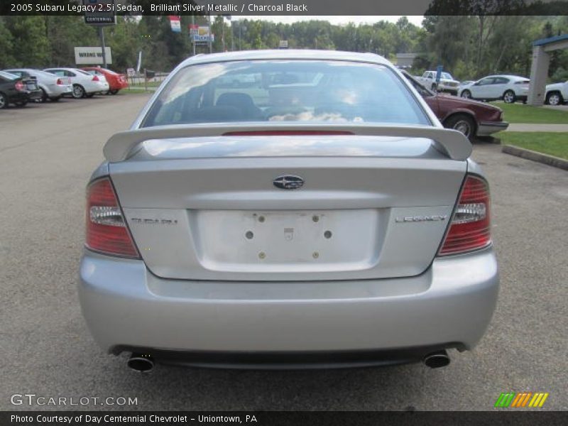Brilliant Silver Metallic / Charcoal Black 2005 Subaru Legacy 2.5i Sedan