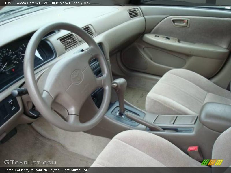 Blue Velvet Pearl / Oak 1999 Toyota Camry LE V6