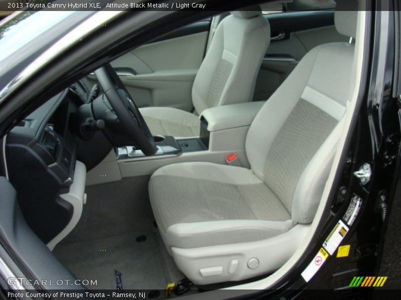 Attitude Black Metallic / Light Gray 2013 Toyota Camry Hybrid XLE