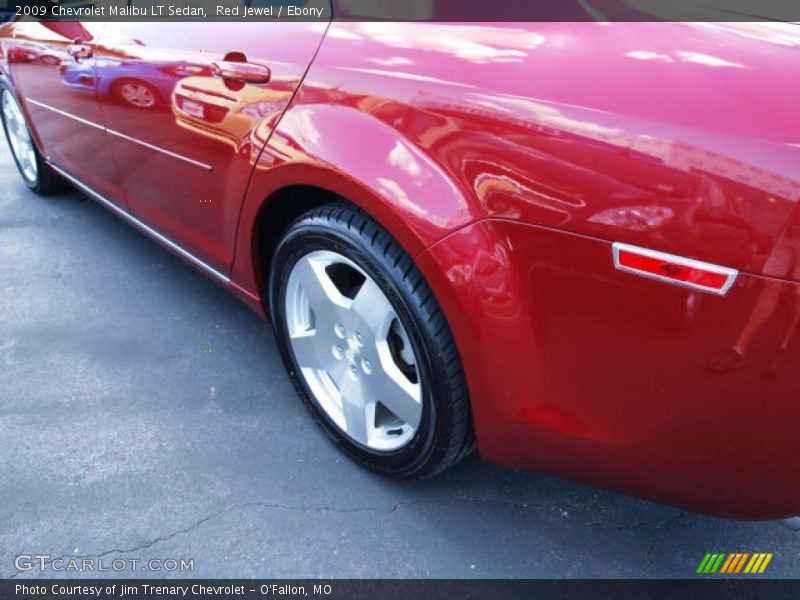 Red Jewel / Ebony 2009 Chevrolet Malibu LT Sedan