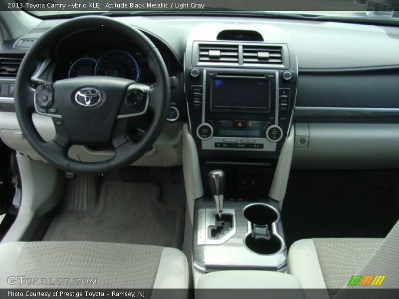 Attitude Black Metallic / Light Gray 2013 Toyota Camry Hybrid XLE