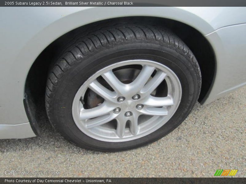 Brilliant Silver Metallic / Charcoal Black 2005 Subaru Legacy 2.5i Sedan