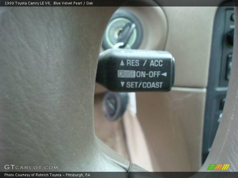 Blue Velvet Pearl / Oak 1999 Toyota Camry LE V6