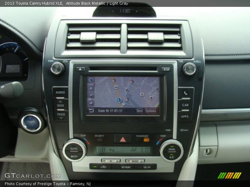 Attitude Black Metallic / Light Gray 2013 Toyota Camry Hybrid XLE