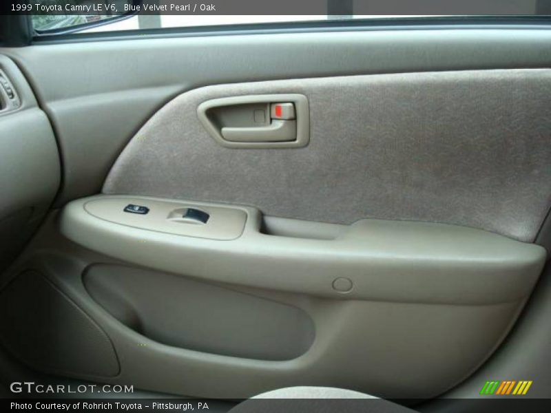 Blue Velvet Pearl / Oak 1999 Toyota Camry LE V6