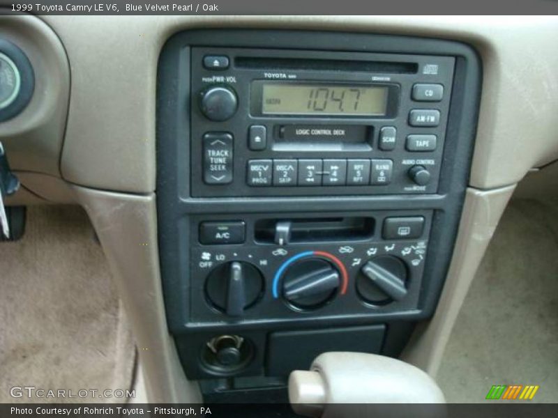 Blue Velvet Pearl / Oak 1999 Toyota Camry LE V6