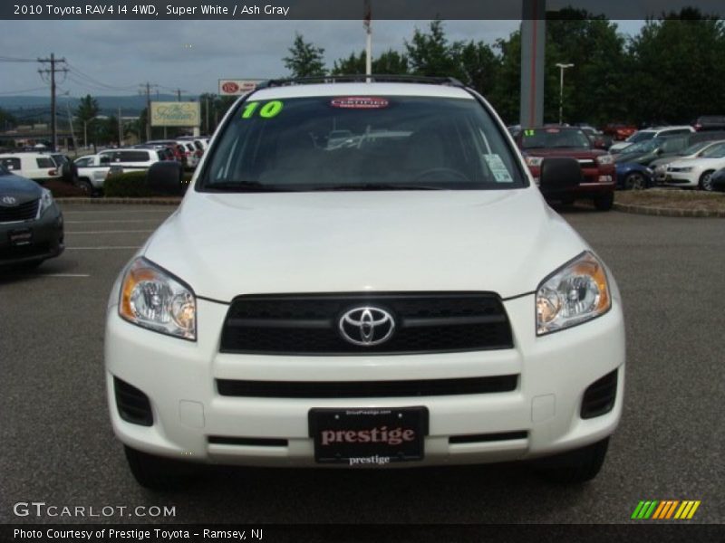 Super White / Ash Gray 2010 Toyota RAV4 I4 4WD