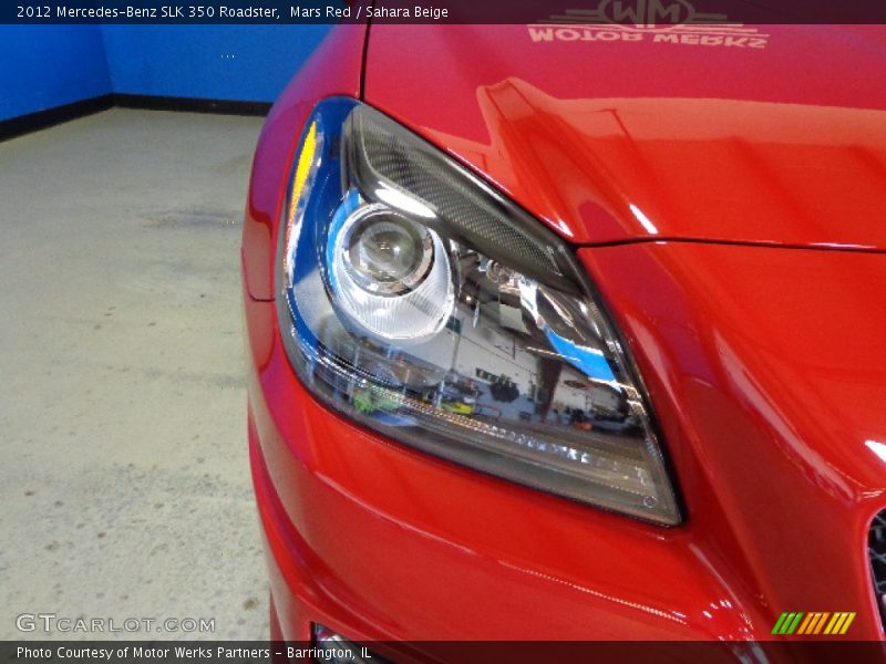 Mars Red / Sahara Beige 2012 Mercedes-Benz SLK 350 Roadster