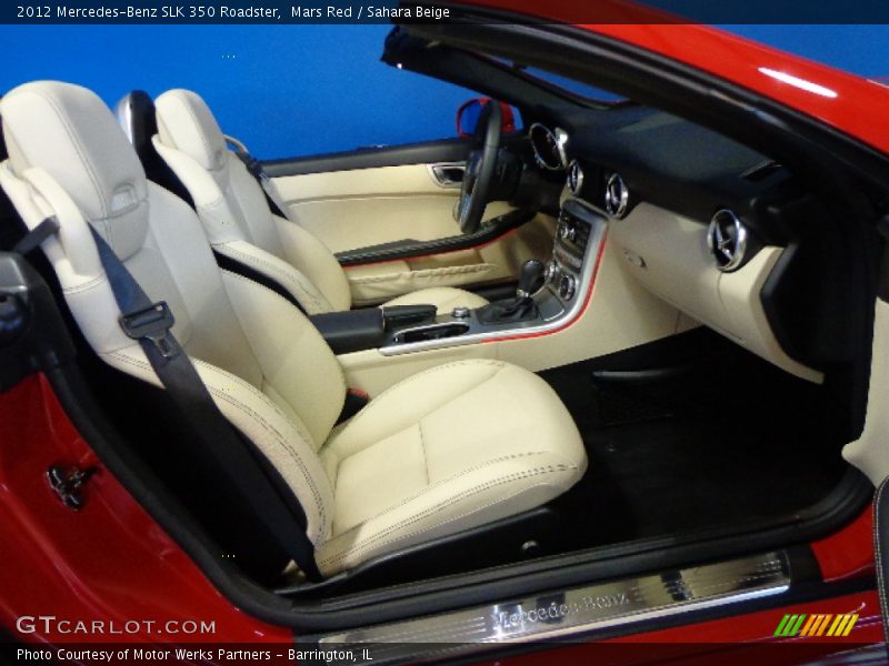 Mars Red / Sahara Beige 2012 Mercedes-Benz SLK 350 Roadster