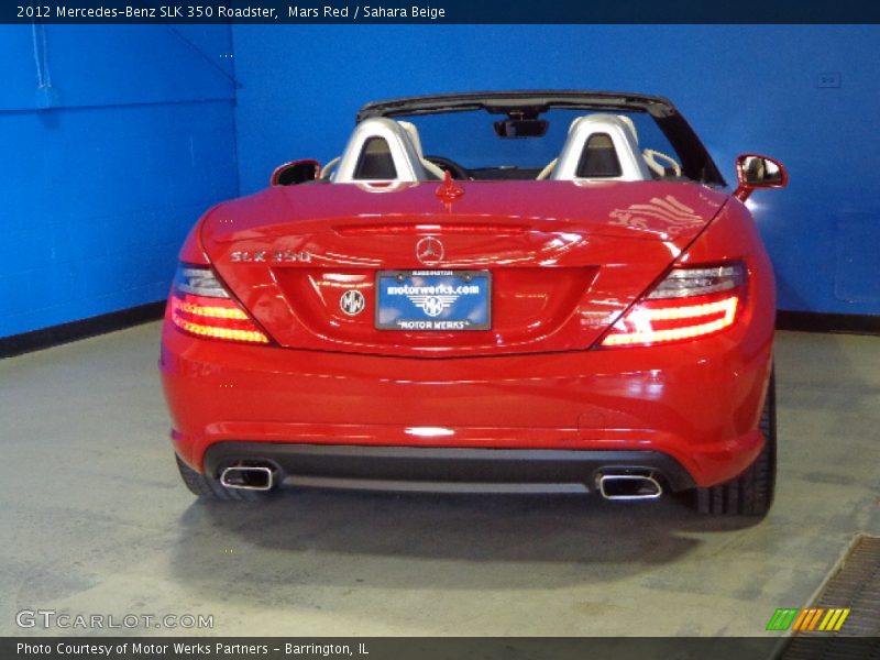 Mars Red / Sahara Beige 2012 Mercedes-Benz SLK 350 Roadster