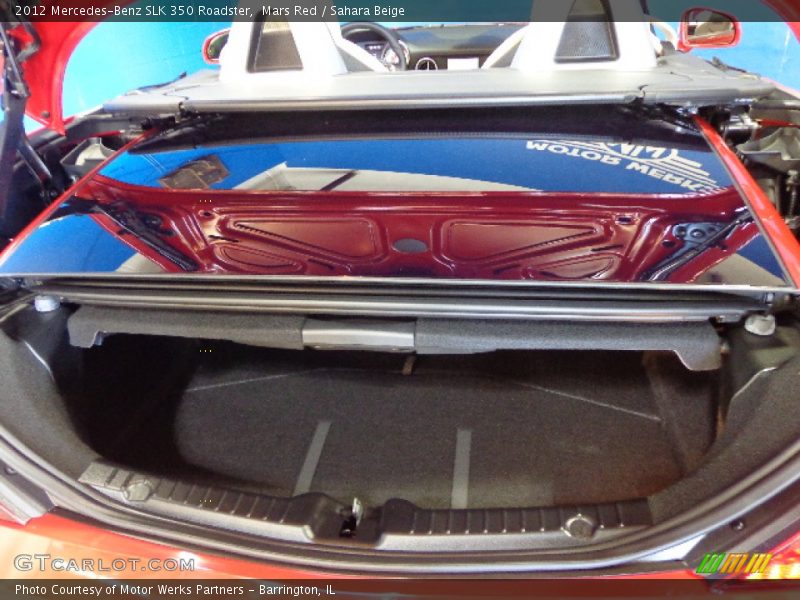 Mars Red / Sahara Beige 2012 Mercedes-Benz SLK 350 Roadster