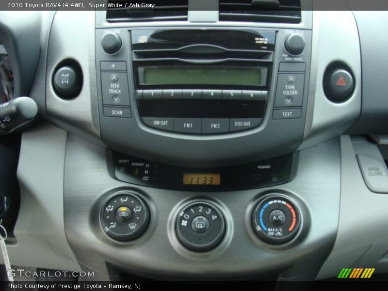 Super White / Ash Gray 2010 Toyota RAV4 I4 4WD
