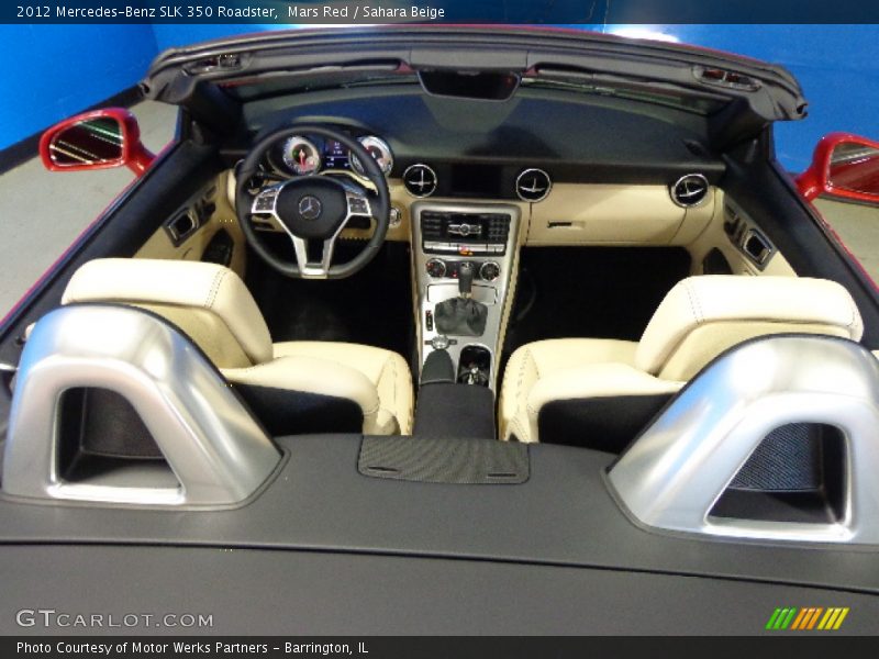 Mars Red / Sahara Beige 2012 Mercedes-Benz SLK 350 Roadster