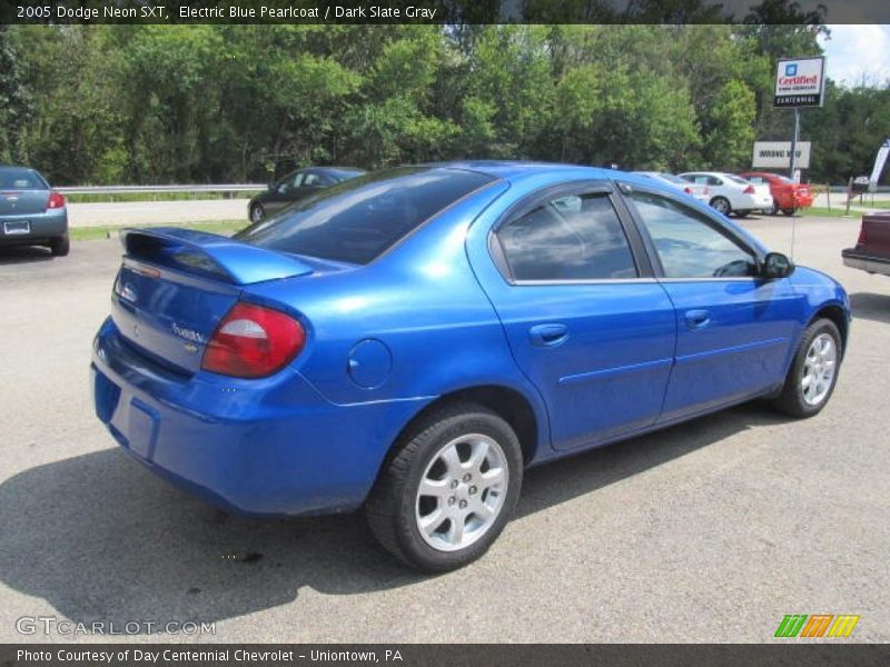 Electric Blue Pearlcoat / Dark Slate Gray 2005 Dodge Neon SXT