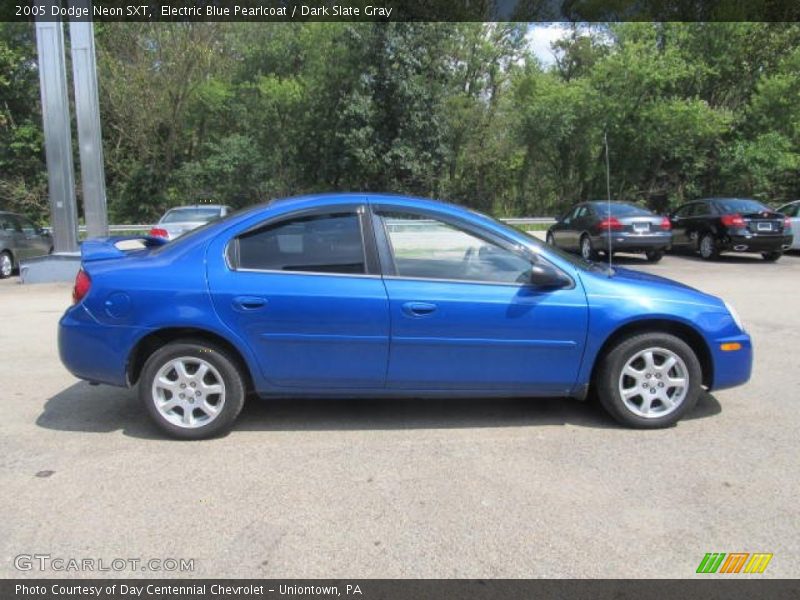 Electric Blue Pearlcoat / Dark Slate Gray 2005 Dodge Neon SXT