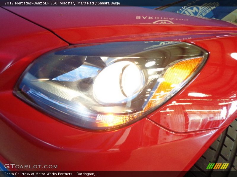 Mars Red / Sahara Beige 2012 Mercedes-Benz SLK 350 Roadster