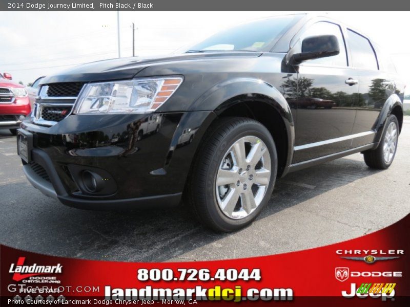 Pitch Black / Black 2014 Dodge Journey Limited