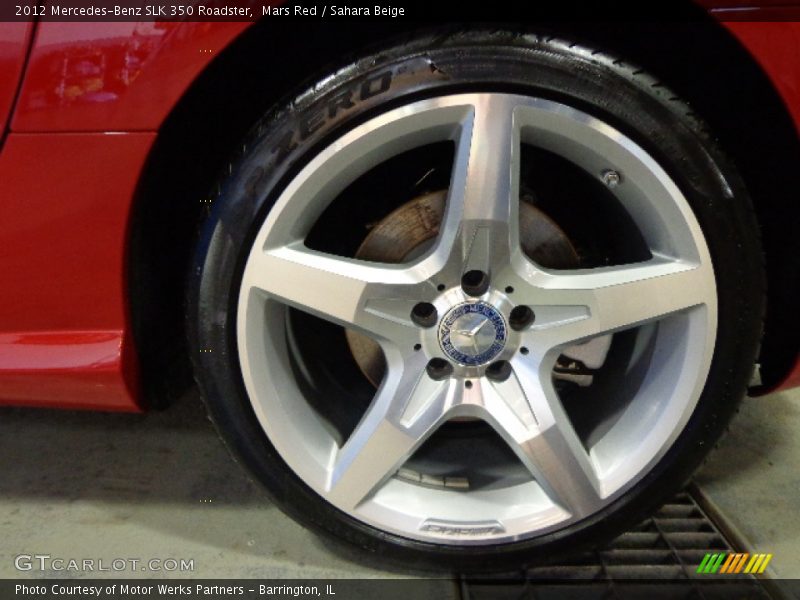 Mars Red / Sahara Beige 2012 Mercedes-Benz SLK 350 Roadster