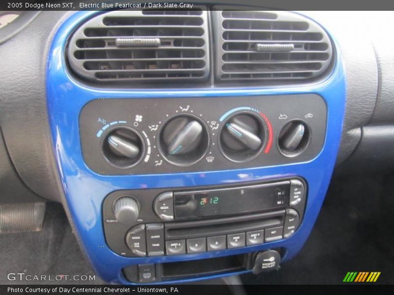 Electric Blue Pearlcoat / Dark Slate Gray 2005 Dodge Neon SXT